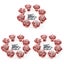 24 Pcs Rose Shaped Ceramic Kitchen Cupboard Cabinet Drawer Door Knobs Pull Han Carousel 2
