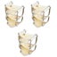 3pcs Small Pet Hammock Multi layer Perched Hammock Warm Bed House Cage Nest For Carousel 3