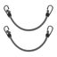 2 Pcs Bungee Cords Elastic Motorcycle Bungee Cord Elastic Clothesline Tent Cord Carousel 1