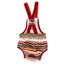 Striped Panties Dog Suspender Dog Sanitary Pants Female Dog Colthes Dog Diaper Carousel 2