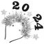 New Year Headband Sequin Headband Lunar New Year Headband 2024 Headband Headpie Carousel 3