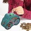 Metal Piggy Bank Cute Bicycle Piggy Bank Girls Coin Bank With Lock Bicycle Shap Carousel 3