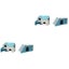 4 Pcs Pvc Bed House Cage Dual Layer Villa Toy For Pet Rat Mouse Dwarf Hamster Carousel 3