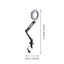 1pc Practical Magnifying Glass Lamp Desk Clamp Magnifier Light Led 8x Magnifyin Carousel 3