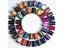 Non-split Strand Wax Thread 0.4-0.6mm Polyester Material Sinterable Round Waxed Carousel 7