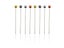 Safety Pins Pearl Metal Head 38mm Round Dressmaking Pins Weddings Corsage Carousel 7