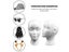 1PCS New Female Male Styrofoam Mannequin Head Model Holder Stand Rack Carousel 4