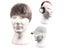 Practical Foam Flocking Head Mold Wigs Glasses Hat Scarf Display Holder Stand Carousel 3