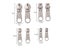 8Pcs 4 Sizes Set Universal Instant Fix Zipper Repair Replacement Slider Zippers Carousel 1