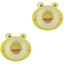 2pcs Natural Bamboo Fiber Kids Feeding Bowl Cartoon Animal Child Dining Bowl An Carousel 3