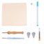1 Set Embroidery Making Kits Diy Cross Stitching Punch Needle Sewing Tools Carousel 1
