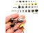 50pcs 6mm-20mm Two-legged Feet Rivet For Leather Craft DIY Carousel 3
