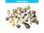 80-100sets 5-12mm Conical Rivet Spikes DIY Punk Rock For Clothes Shoes Bags Pet Carousel 6