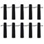 25pcs Black Pen Case Holder Flannel Pens Pouch Pen Protective Drawstring Sleeve Carousel 1