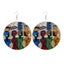 1 Pair New Personality Handmade African Wooden Earrings For Women Jewel Carousel 1