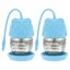 2 Pcs Stainless Steel Tea Infuser Stainer Steel Strainer Loose Leaf Tea Brewing Carousel 1