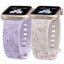 2 Pcs Cartoon Watch Strap Cute Soft Silicone Watch Strap Suitable for iWatch-J02 Carousel 1