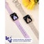 2 Pcs Cartoon Watch Strap Cute Soft Silicone Watch Strap Suitable for iWatch-J02 Carousel 2