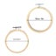 10pcs/set 8cm/10cm DIY Cross Stitch Embroidery Circle Bamboo Hoop Ring Support Carousel 6