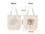 1Set DIY Canvas Tote Bag Embroidery Kit With Flower Pattern Instructions DIY Carousel 4