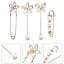 4 Pcs Button Dresses Clothing Pearl Pins Buckle Clothing Wrap Dresses Pearls Cl Carousel 3