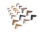 Silver/Golden/Bronze Photo Corner Protectors Albums Menus Metal Corners For Carousel 2