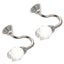 1 Pair Home Elegant Curtain Pothooks Decorative Curtain Crystal Curtain Hooks Carousel 1