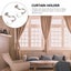 1 Pair Home Elegant Curtain Pothooks Decorative Curtain Crystal Curtain Hooks Carousel 3