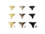 12pcs Mini Decor Antique Brass Golden Silver Jewelry Chest Wine Gift Box Wooden Carousel 3