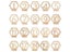 1-20 Numbers Wood Signs Wedding Table Number Wooden Table Numbers Rustic Carousel 8