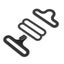 Metal Adjustable Bow Tie Hardware Cravat Clip Carousel 5