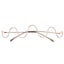 Diamond Glasses Novelty Eyewear Eye Glasses Spectacle Frame Fashionable Glasses Carousel 1