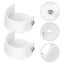 2pcs Closet Rod Bracket Closet Pole Socket Curtain Rod Bracket Alloy Curtain Ro Carousel 4