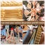 150pcs Wood Sticks Hardwood Square Dowels Wooden Strips Crafts Projects Supplie Carousel 2