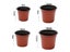 4 Size Garden Nursery Seed Starting Flowerpots Succulent Seedling Tray Carousel 4