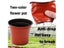4 Size Garden Nursery Seed Starting Flowerpots Succulent Seedling Tray Carousel 6