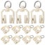 30pcs Replacement Curtain Track Rollers Flexible Curtain Mute Gliders Curtain P Carousel 3