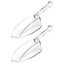 2 Pcs Metal Serving Spoons Ice Bucket Scoop Ice Cube Scoops Popcorn Shovel Dry Carousel 1