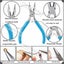 3pcs Round Nose Pliers Beading Jewellery Making Tools Wire Cutters Combo Tools Carousel 8