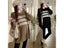 Westernized Pregnant Women's Autumn-winter New Korean Stripe Mid-length Sweater Carousel 3