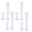 8 Pcs Cupcake Holder Stand Greek Column Cake Pillars Toppers Cupcakes Decorativ Carousel 3