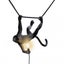 Seletti Monkey Swing Hanging Lamp Black Carousel 2