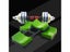 1Pair Dumbbell Bracket Rack Placement Frame Stand Floor Protection Fitness Carousel 3