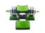 1Pair Dumbbell Bracket Rack Placement Frame Stand Floor Protection Fitness Carousel 4