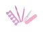 5pcs Nails Art Accessories Tools Kits For Manicure Set Carousel 3