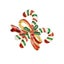 1pc Christmas Napkin Ring Alloy Festive Durable Serviette Buckles Napkin Circle Carousel 2