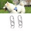 2 Pcs Metal Keychain Personalized Dog Tags Dog Tag Holder Pet Tag Quick Clips D Carousel 2