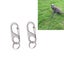 2 Pcs Metal Keychain Personalized Dog Tags Dog Tag Holder Pet Tag Quick Clips D Carousel 3