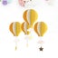 4 Pcs Mini Wreath Air Balloons Hot Air Balloon Centerpieces Hot Air Balloon Dec Carousel 2