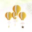 4 Pcs Mini Wreath Air Balloons Hot Air Balloon Centerpieces Hot Air Balloon Dec Carousel 4